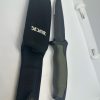 Buck 655 Nighthawk Fixed Blade Knife Partially Serrated USA w/ Sheath
