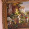 tagi-000005-04 Massive 87x62 in Mediterranean Villa Oil Painting on Canvas Ornate Gilt Frame
