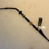 tagi-000006-03 Antique German Style Jagerpfeife Porcelain Hunting Pipe Long Stem Painted Scene