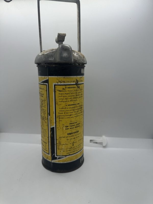 Vintage WHISK Waterless Hand Cleaner U-2 Can Dispenser Advertising Piece