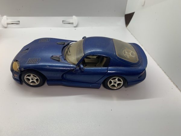 Bburago Dodge Viper GTS 1:24 Blue Diecast Model Car Made in Italy