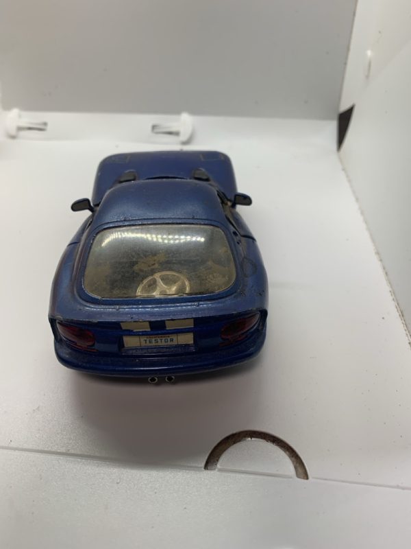 Bburago Dodge Viper GTS 1:24 Blue Diecast Model Car Made in Italy