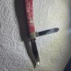 tagi-000012-02 Vintage Bear Cutlery Red Pearl-Style Two-Blade Pocket Knife