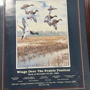 tagi-000013-01 1989 World's Championship Duck Calling Contest Poster Todd Mallett Signed 33/100