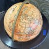 tagi-000014-02 Vintage Replogle Heirloom Globe on Wood Tripod Stand Approx 16 in
