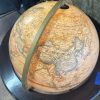 tagi-000014-04 Vintage Replogle Heirloom Globe on Wood Tripod Stand Approx 16 in