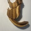 Paulie Hart Handcrafted Wood Squirrel Sculpture Folk Art Carving