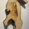 Paulie Hart Handcrafted Wood Squirrel Sculpture Folk Art Carving